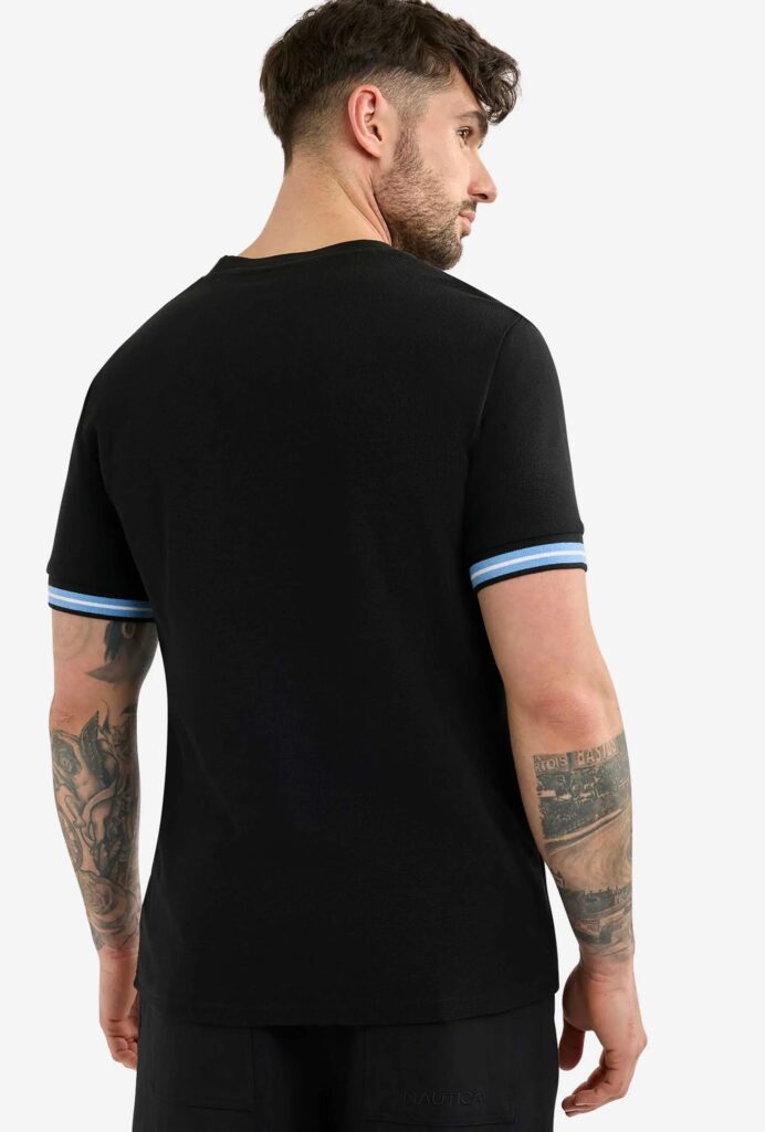 NAUTICA ΜΠΛΟΥΖΑ T-SHIRT ΚΜ 3NCN1R02971-70 | BLACK