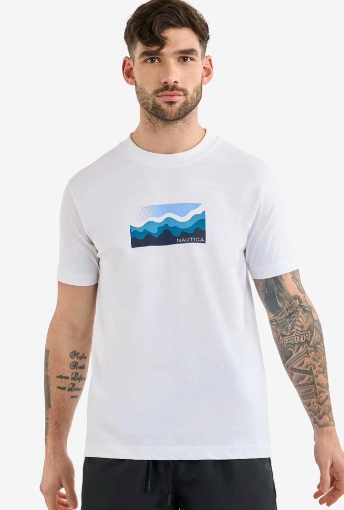 NAUTICA ΜΠΛΟΥΖΑ T-SHIRT 3NCN1R02982-70 | WHITE