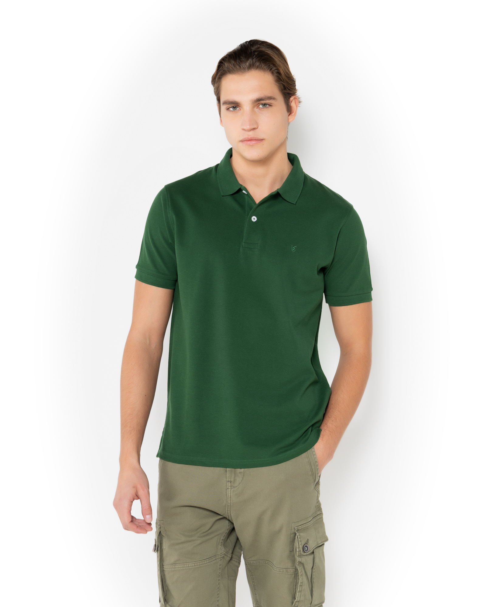 THE BOSTONIANS ΜΠΛΟΥΖΑ T-SHIRT PIQUE TECH  3TS1297-70 | KHAKI