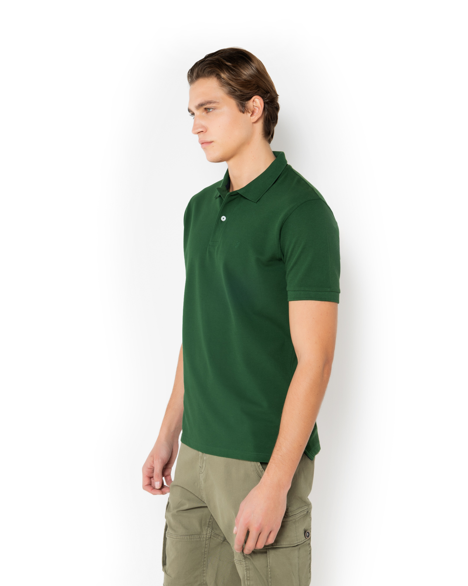 THE BOSTONIANS ΜΠΛΟΥΖΑ T-SHIRT PIQUE TECH  3TS1297-70 | KHAKI
