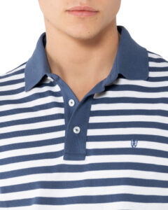 THE BOSTONIANS ΜΠΛΟΥΖΑ ACORN POLO PIQUE 3PS4462-70 | INDIGO