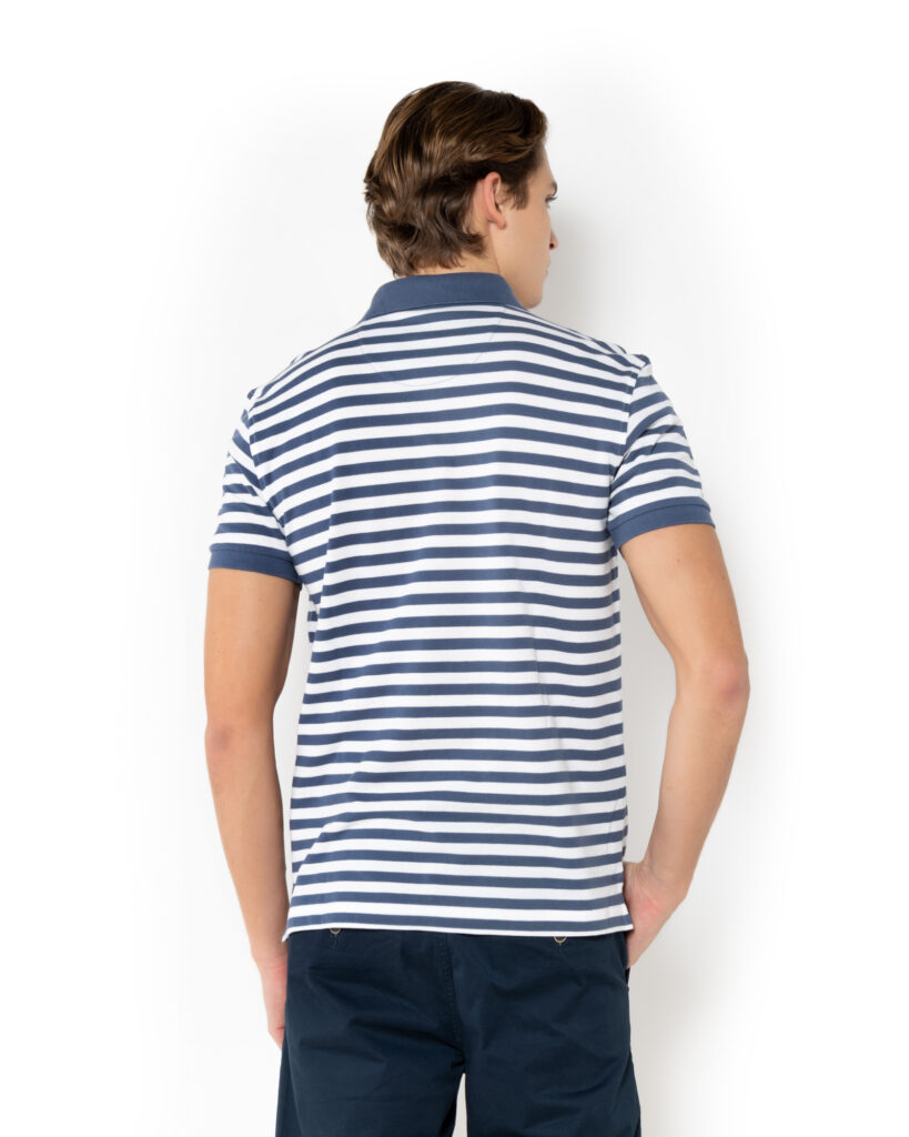 THE BOSTONIANS ΜΠΛΟΥΖΑ ACORN POLO PIQUE 3PS4462-70 | INDIGO