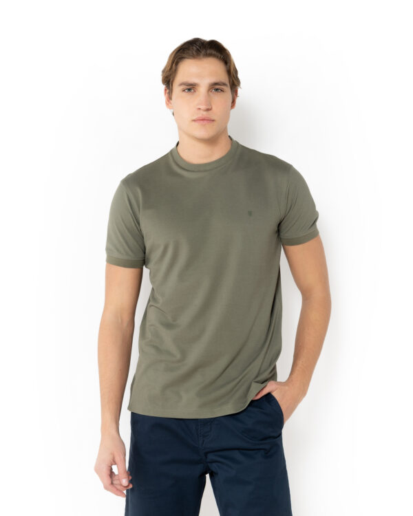 THE BOSTONIANS ΜΠΛΟΥΖΑ T-SHIRT PIQUE TECH  3TS1297-70 | KHAKI