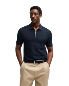 BOSS JERSEY H-PARAS 120 | DARK BLUE