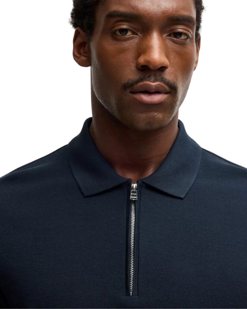 BOSS JERSEY H-PARAS 120 | DARK BLUE