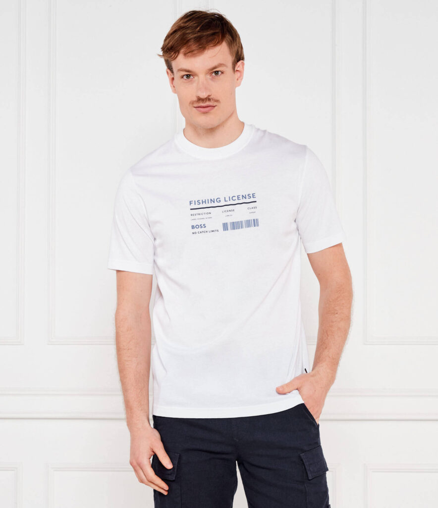 BOSS JERSEY TE_ATACAMA 50539179 | WHITE