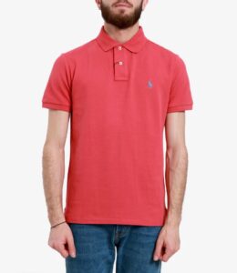 POLO RALPH LAUREN SSKCCMSLM1-SHORT SLEEVE-KNIT 710680784 | RED