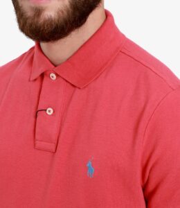 POLO RALPH LAUREN SSKCCMSLM1-SHORT SLEEVE-KNIT 710680784 | RED