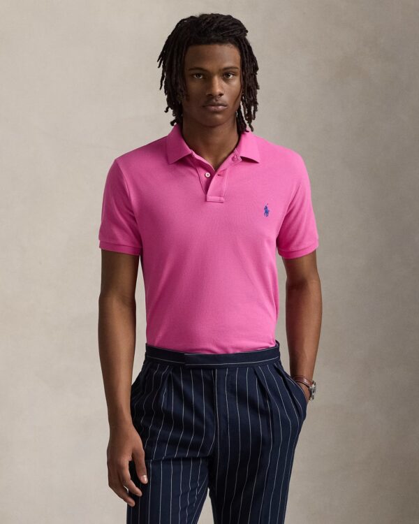 POLO RALPH LAUREN SSKCCMSLM1-SHORT SLEEVE-KNIT 710680784 | FUCHSIA