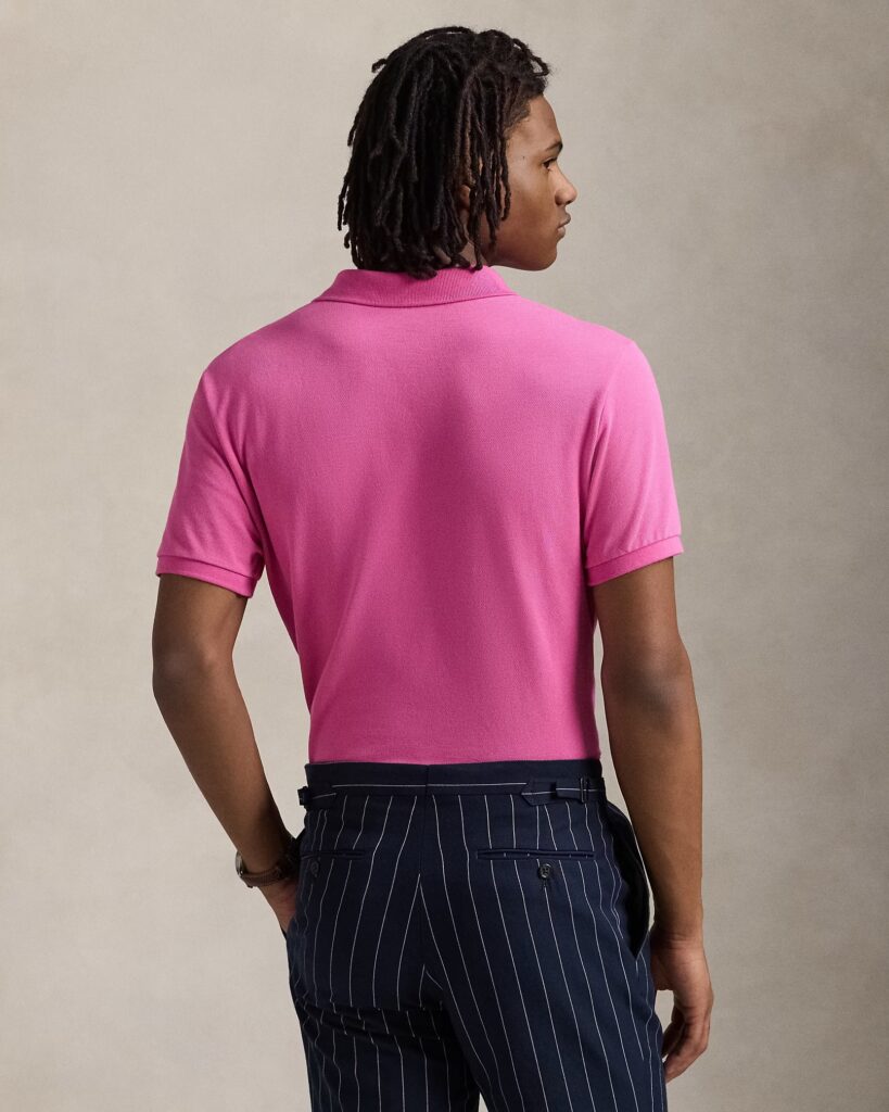 POLO RALPH LAUREN SSKCCMSLM1-SHORT SLEEVE-KNIT 710680784 | FUCHSIA