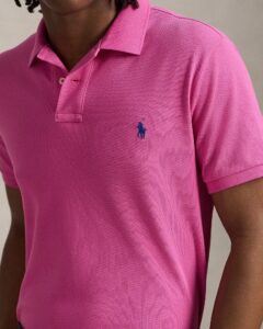 POLO RALPH LAUREN SSKCCMSLM1-SHORT SLEEVE-KNIT 710680784 | FUCHSIA