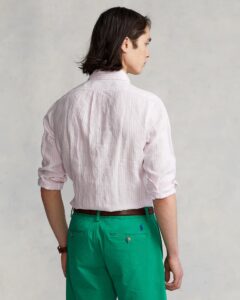 POLO RALPH LAUREN CUBDPPCS-LONG SLEEVE-SPORT SHIRT 710873446 | PINK