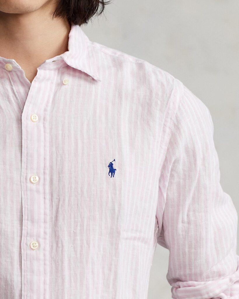 POLO RALPH LAUREN CUBDPPCS-LONG SLEEVE-SPORT SHIRT 710873446 | PINK