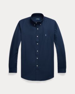 POLO RALPH LAUREN CUBDPPCS-LONG SLEEVE-SPORT SHIRT 710928255 | DARK BLUE