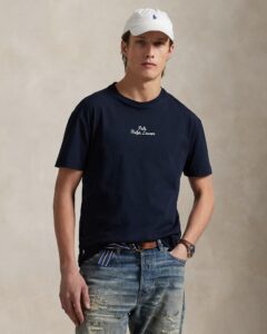 POLO RALPH LAUREN SSCNCLSM1-SHORT SLEEVE-T-SHIRT | DARK BLUE