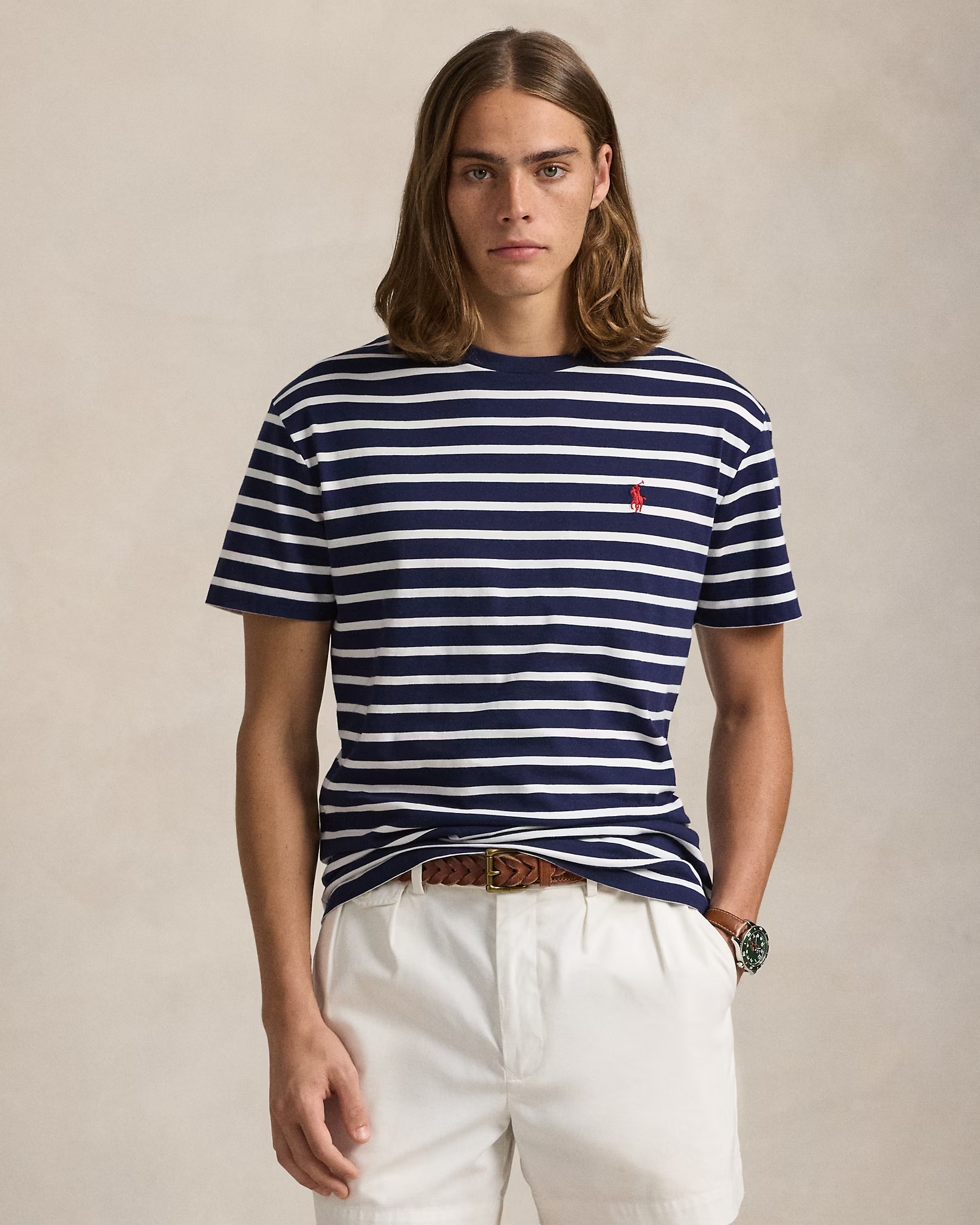 THE BOSTONIANS ΜΠΛΟΥΖΑ T-SHIRT PIQUE TECH  3TS1297-70 | KHAKI