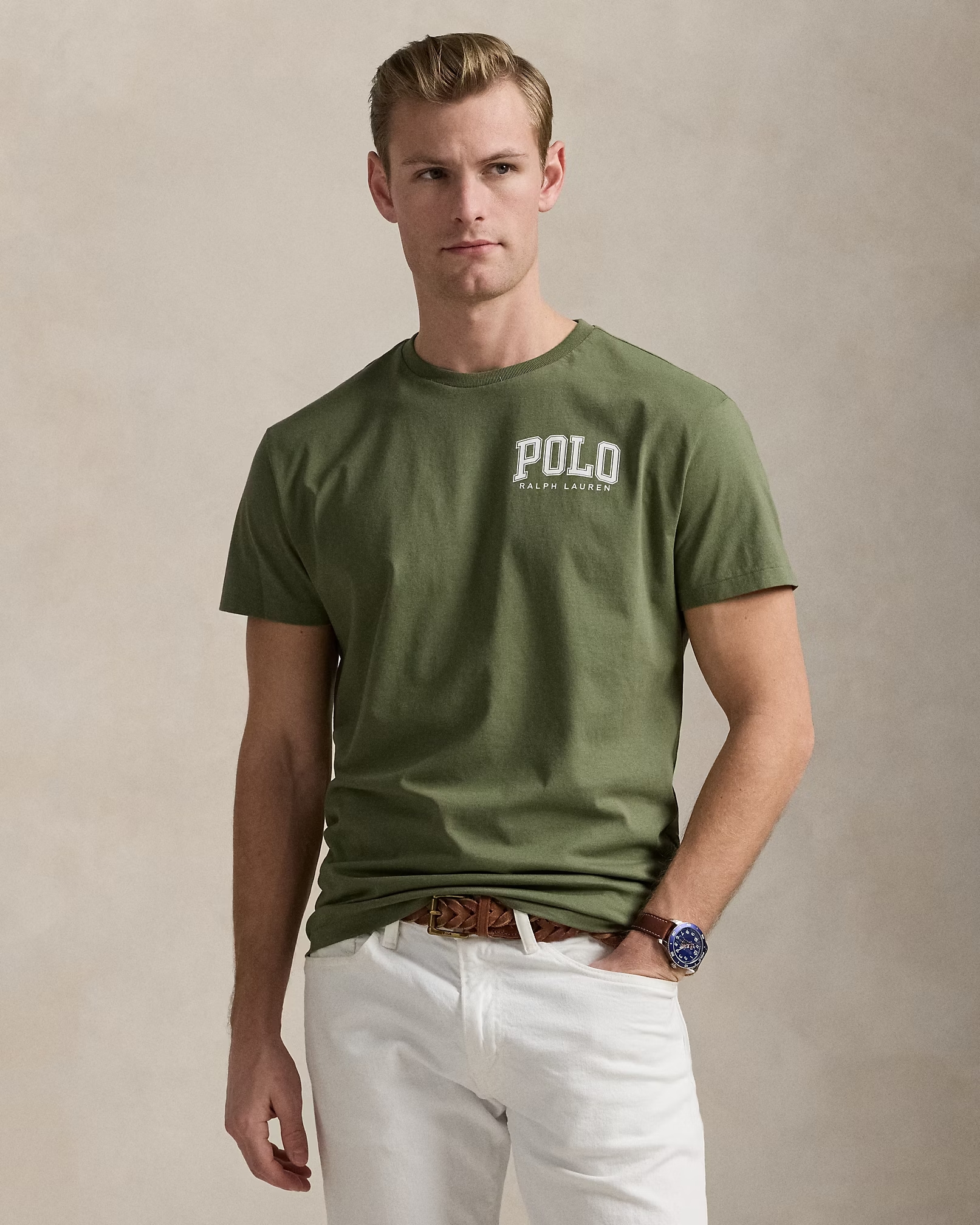 THE BOSTONIANS ΜΠΛΟΥΖΑ T-SHIRT PIQUE TECH  3TS1297-70 | KHAKI