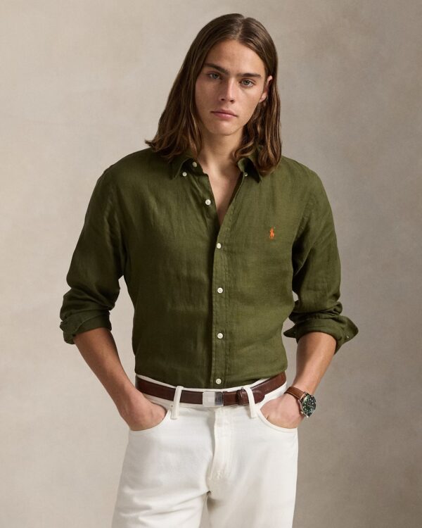 POLO RALPH LAUREN CUBDPPCS-LONG SLEEVE-SPORT 710966294 | KHAKI