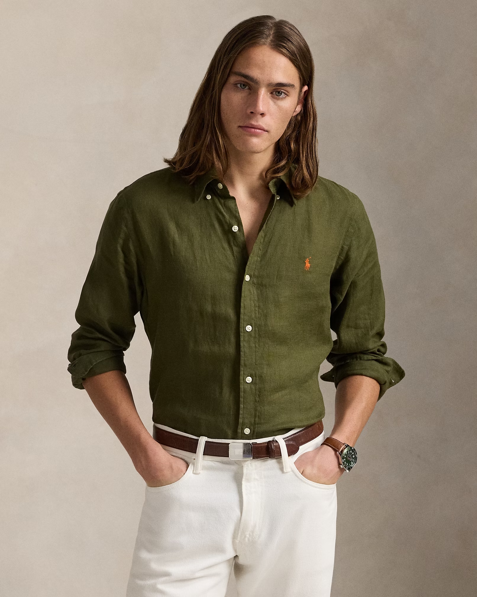 THE BOSTONIANS ΜΠΛΟΥΖΑ T-SHIRT PIQUE TECH  3TS1297-70 | KHAKI