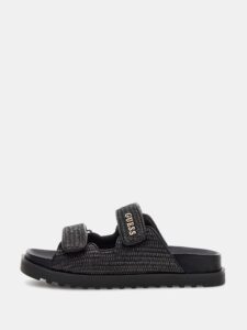 GUESS SH FADELIZE – SLIDE PRINTED FABRIC FLJFDEFAP19 | BLACK