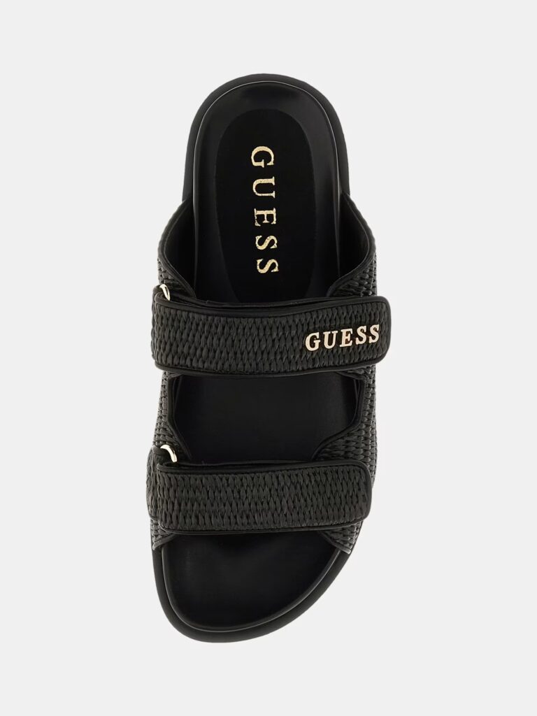 GUESS SH FADELIZE – SLIDE PRINTED FABRIC FLJFDEFAP19 | BLACK
