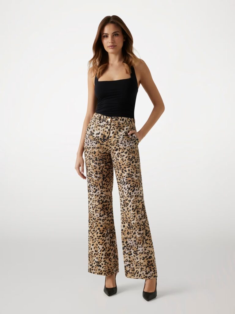 GUESS ENORA STRAIGHT PANT W5GB16WH5N2 | BEIGE