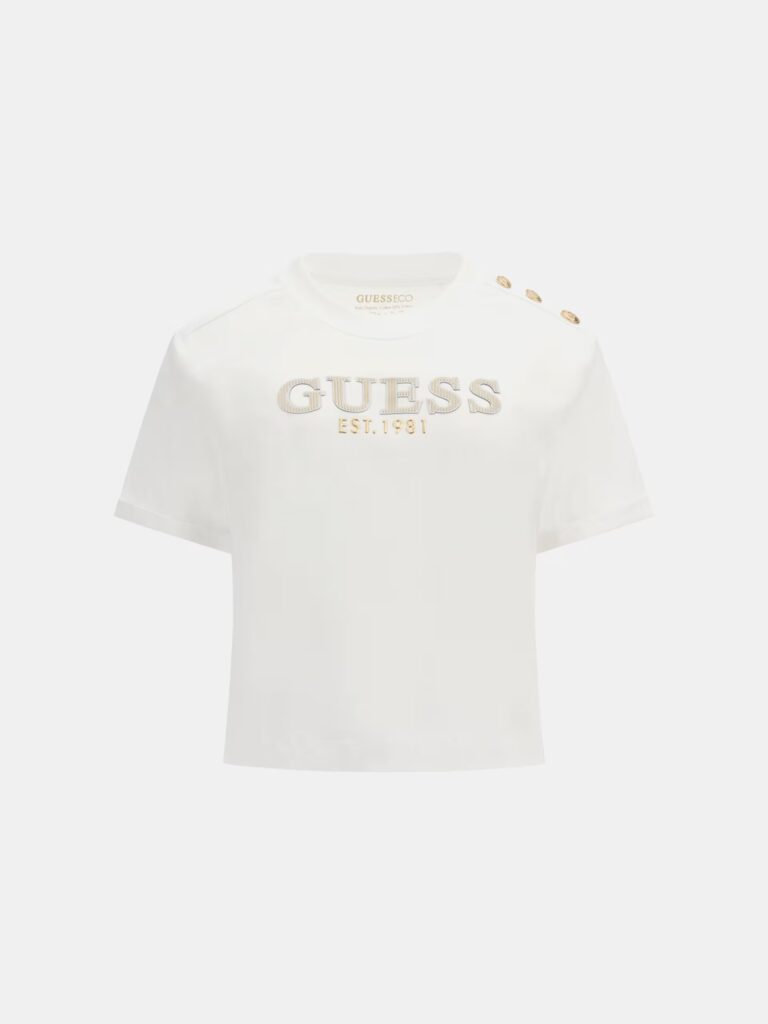GUESS CN SS CROPPED W5GI15K8FQ4 | WHITE