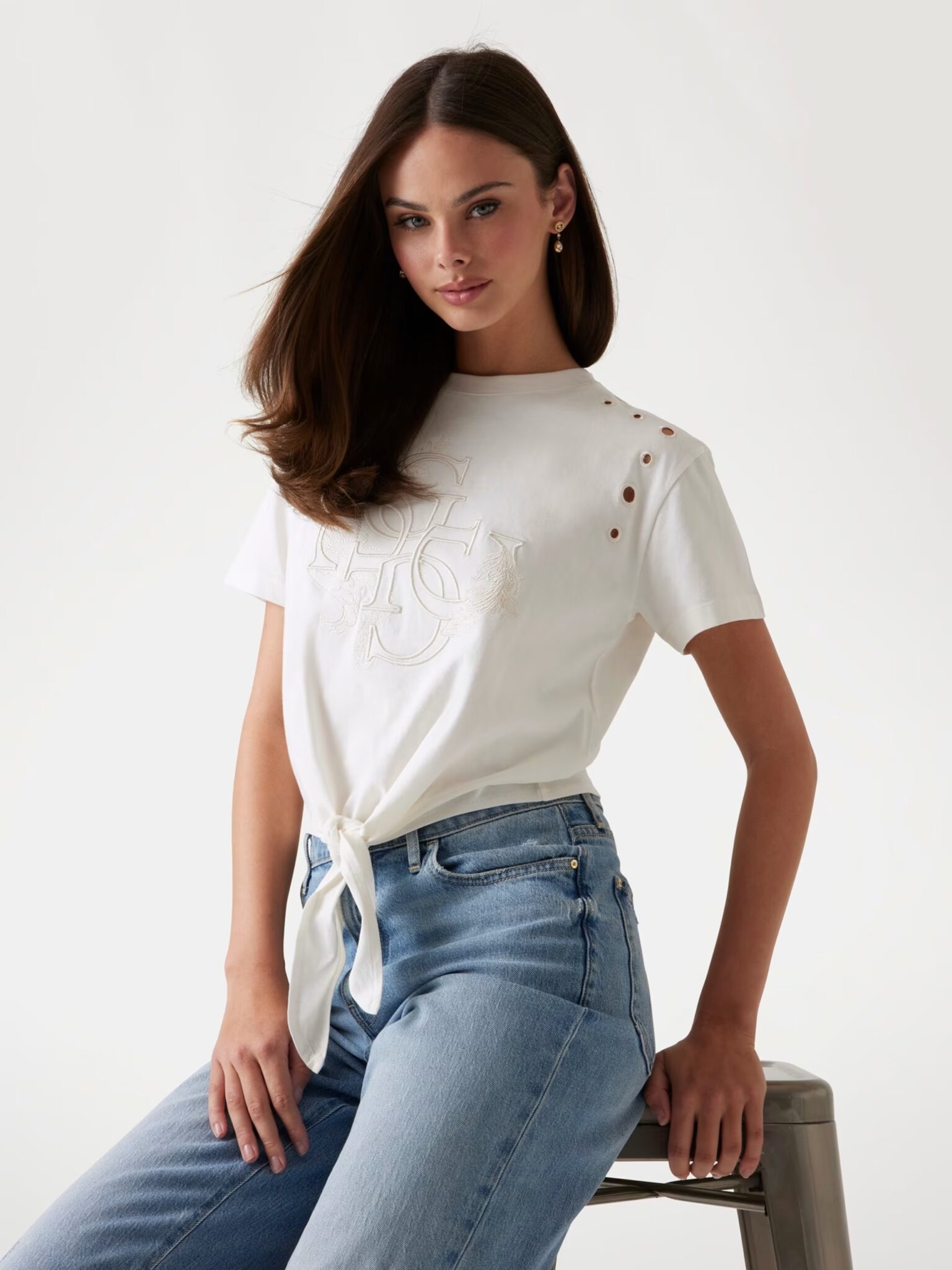 LIU JO SPORT_TA5J28_T-SHIRT MODA M/C ΜΠΛΟΥΖΑ ΓΥΝΑΙΚΕΙΟ | OFF WHITE