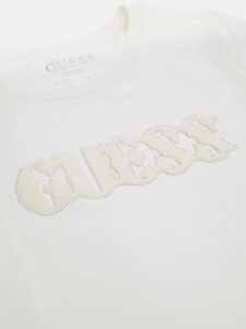 GUESS SS PONY HAIR LOGO R5 TEE W5GI42J1314 | OFF WHITE