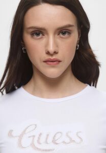 GUESS SS GUESS DOT LOGO R3 TEEW5GI47KA0Q1 | WHITE