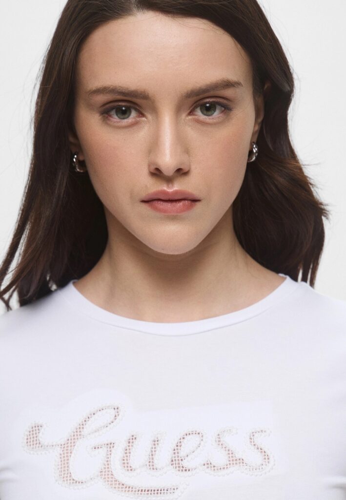 GUESS SS GUESS DOT LOGO R3 TEEW5GI47KA0Q1 | WHITE