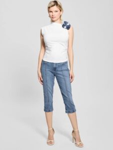 GUESS ARIANE 3D EMBROIDERY SL W5GP32J1314 | WHITE