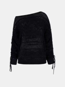 GUESS NELLIE LS BOAT NECK SWTRW5GR21Z3E22 | BLACK