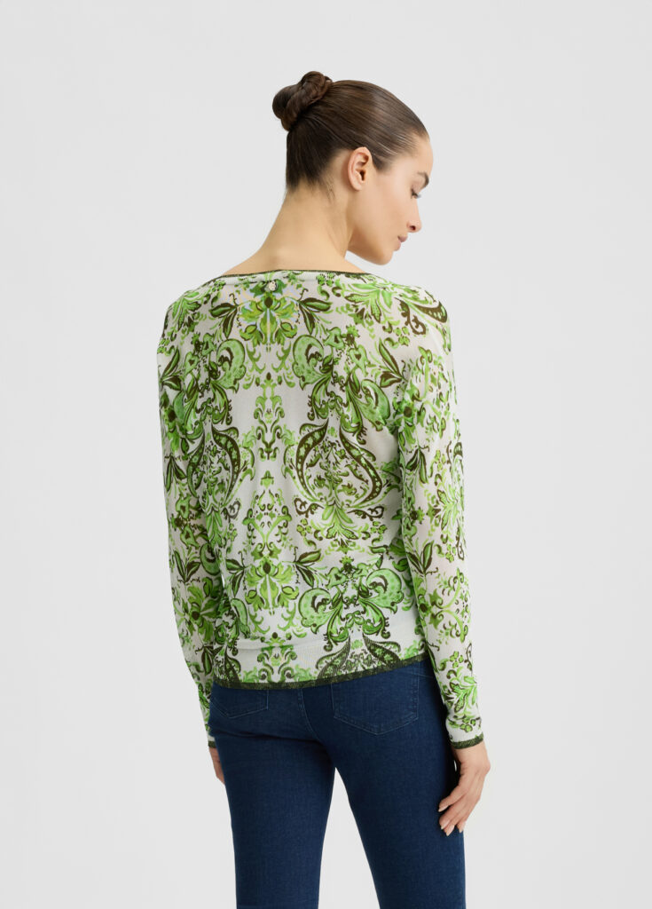 LIU JO WHITE_WA5M22__MAGLIA CHIUSA M/L WA5476MA24O | DARK GREEN