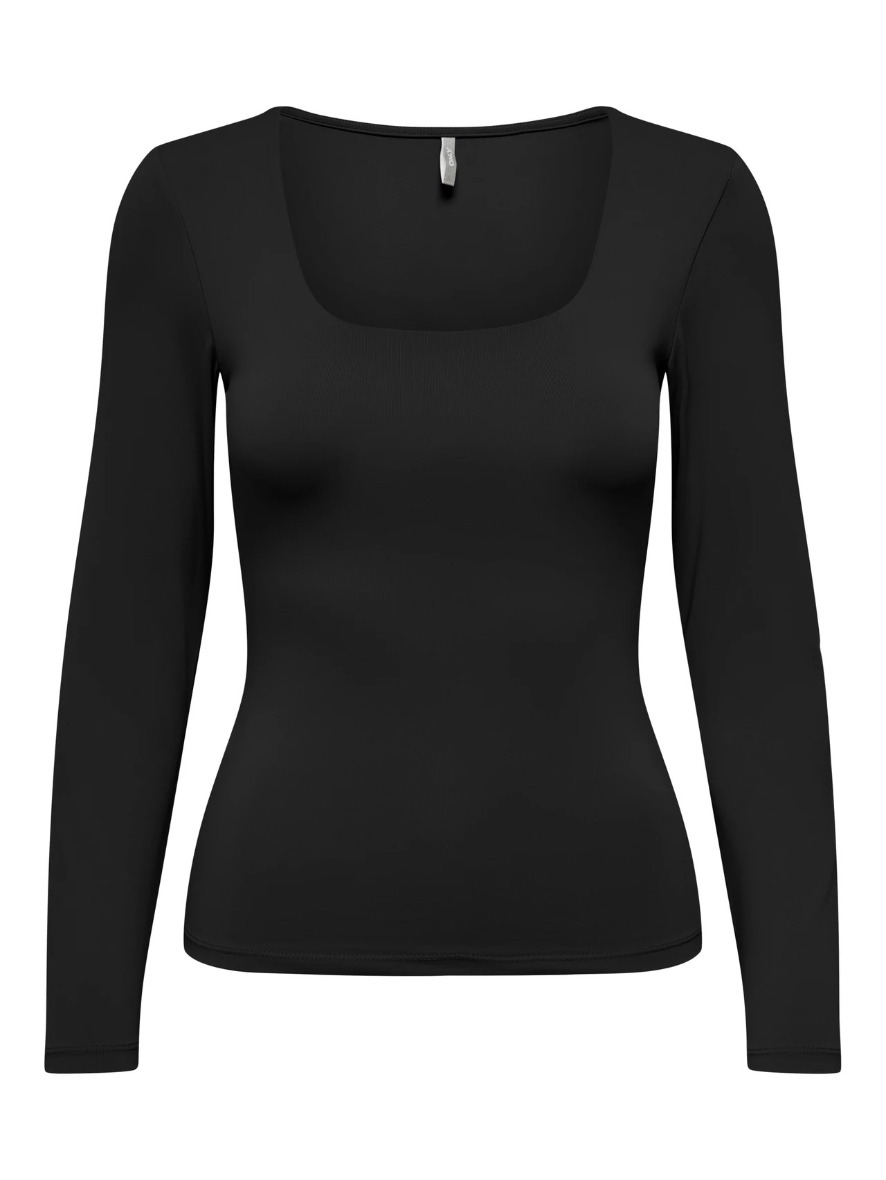 ONLY ONLEA L/S 2-WAY DEEP NECK TOP JRS NOOS ΜΠΛΟΥΖΑ | BLACK ONLY ONLEA L/S 2-WAY DEEP NECK TOP JRS NOOS ΜΠΛΟΥΖΑ | BLACK