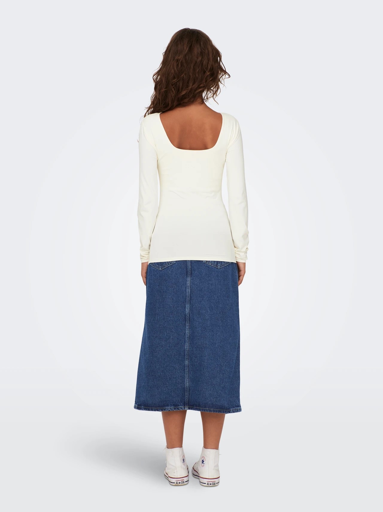 PEPE JEANS ESSENTIALS NEW VIRGINIA LS N  ΜΠΛΟΥΖΑ ΓΥΝΑΙΚΕΙΟ | BLACK