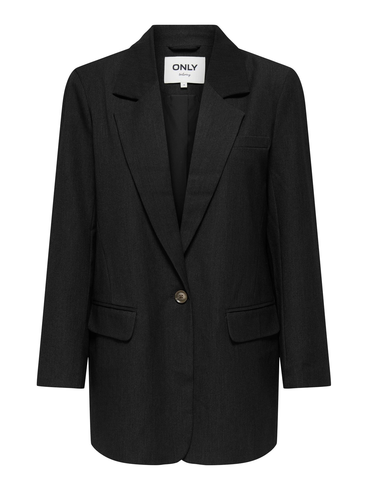 ONLY ONLHATTIE-LANA L/S OVERS MEL BLAZER TLR ΣΑΚΑΚΙ | BLACK ONLY ONLHATTIE-LANA L/S OVERS MEL BLAZER TLR ΣΑΚΑΚΙ | BLACK