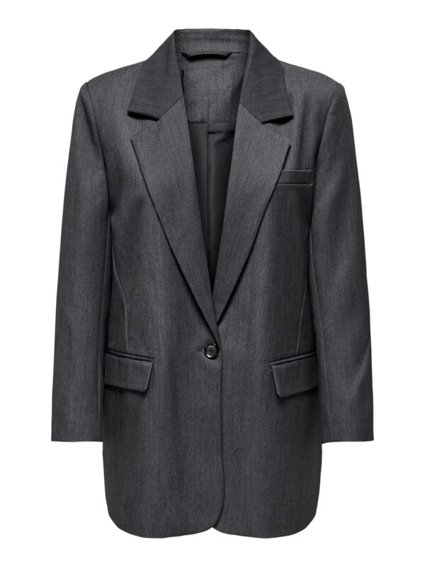 ONLY ONLHATTIE-LANA L/S OVERS MEL BLAZER TLR ΣΑΚΑΚΙ | DARK GREY