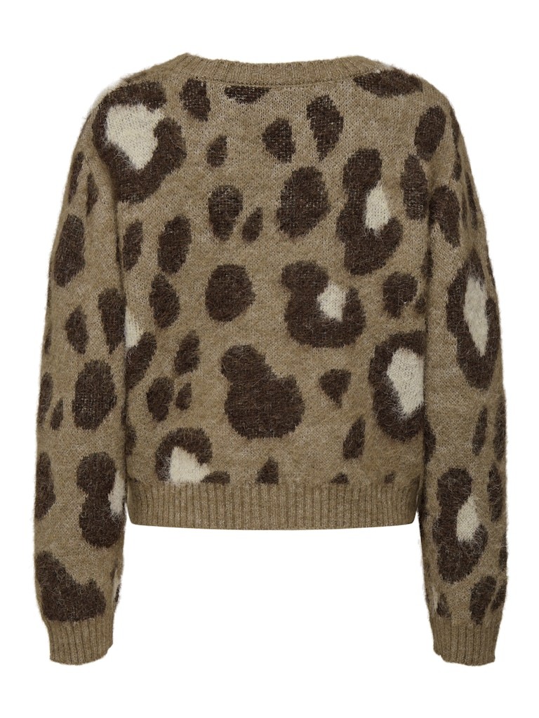 ONLY ONLEDELIE LIFE LS JQ CARDI V-NECK KNT ΠΛΕΚΤΟ | BROWN ONLY ONLEDELIE LIFE LS JQ CARDI V-NECK KNT ΠΛΕΚΤΟ | BROWN