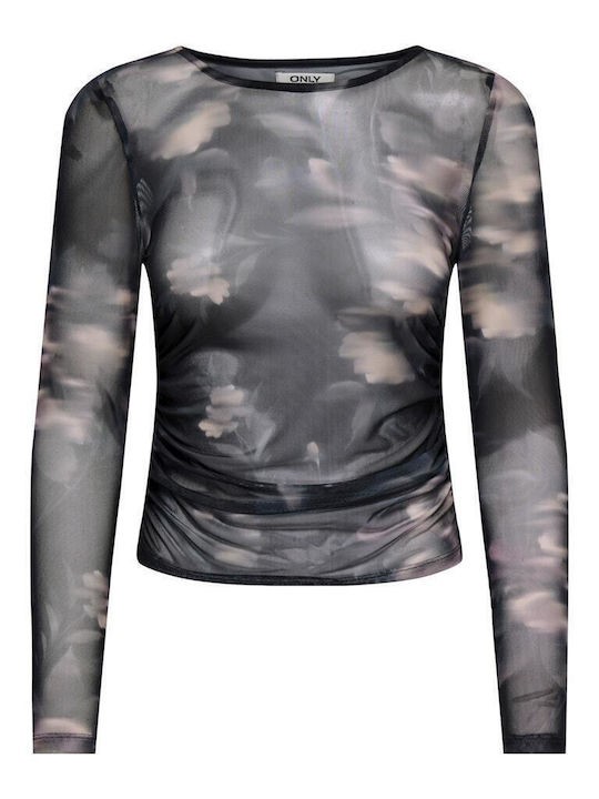 PEPE JEANS ESSENTIALS NEW VIRGINIA LS N  ΜΠΛΟΥΖΑ ΓΥΝΑΙΚΕΙΟ | BLACK