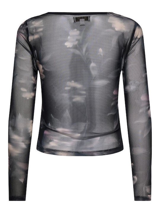 PEPE JEANS ESSENTIALS NEW VIRGINIA LS N  ΜΠΛΟΥΖΑ ΓΥΝΑΙΚΕΙΟ | BLACK