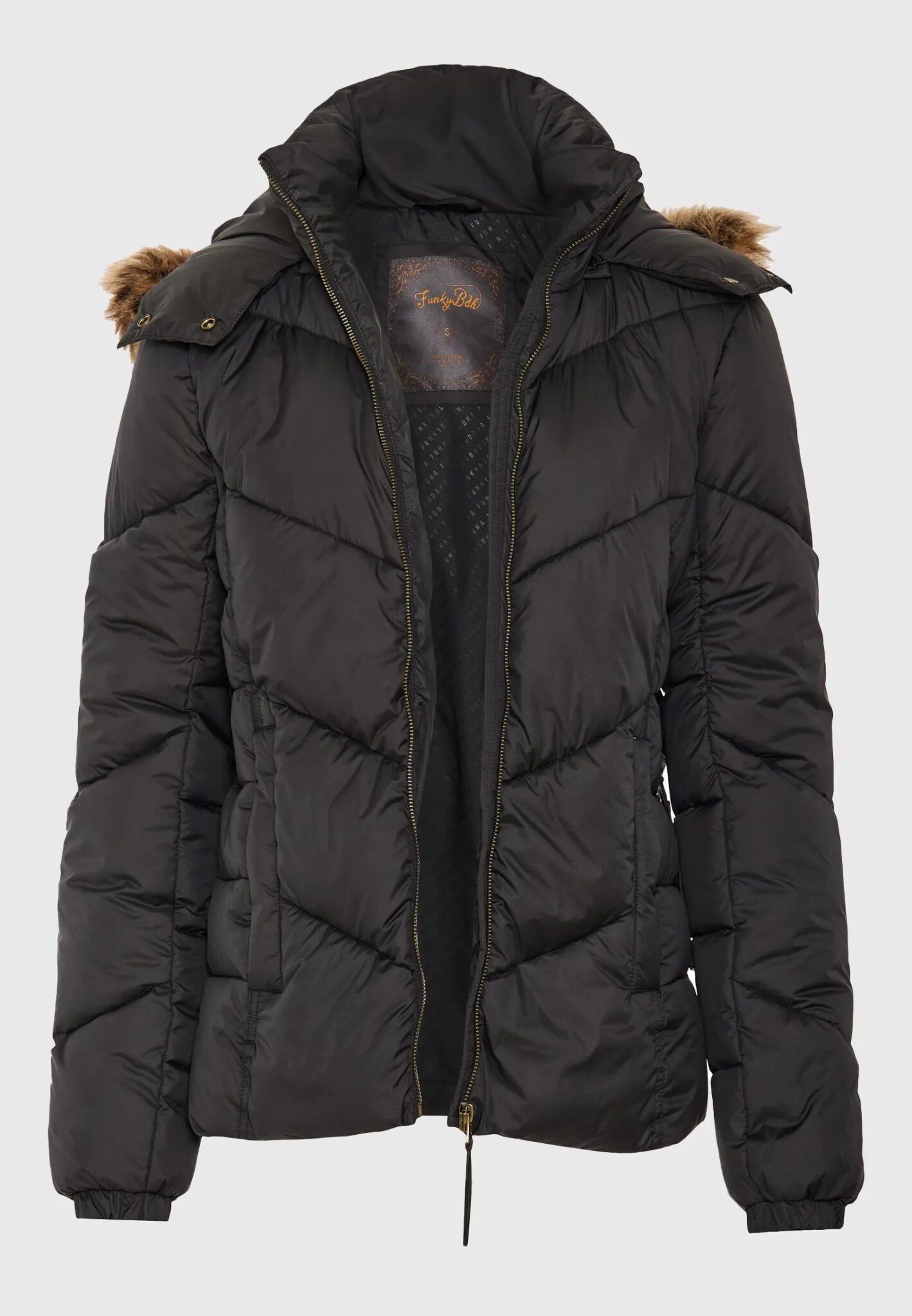 FUNKY BUDDHA ΓΥΝΑΙΚΕΊΟ ΠΛΕΚΤΌ ΜΕ ΛΑΙΜΌΚΟΨΗ | BLACK