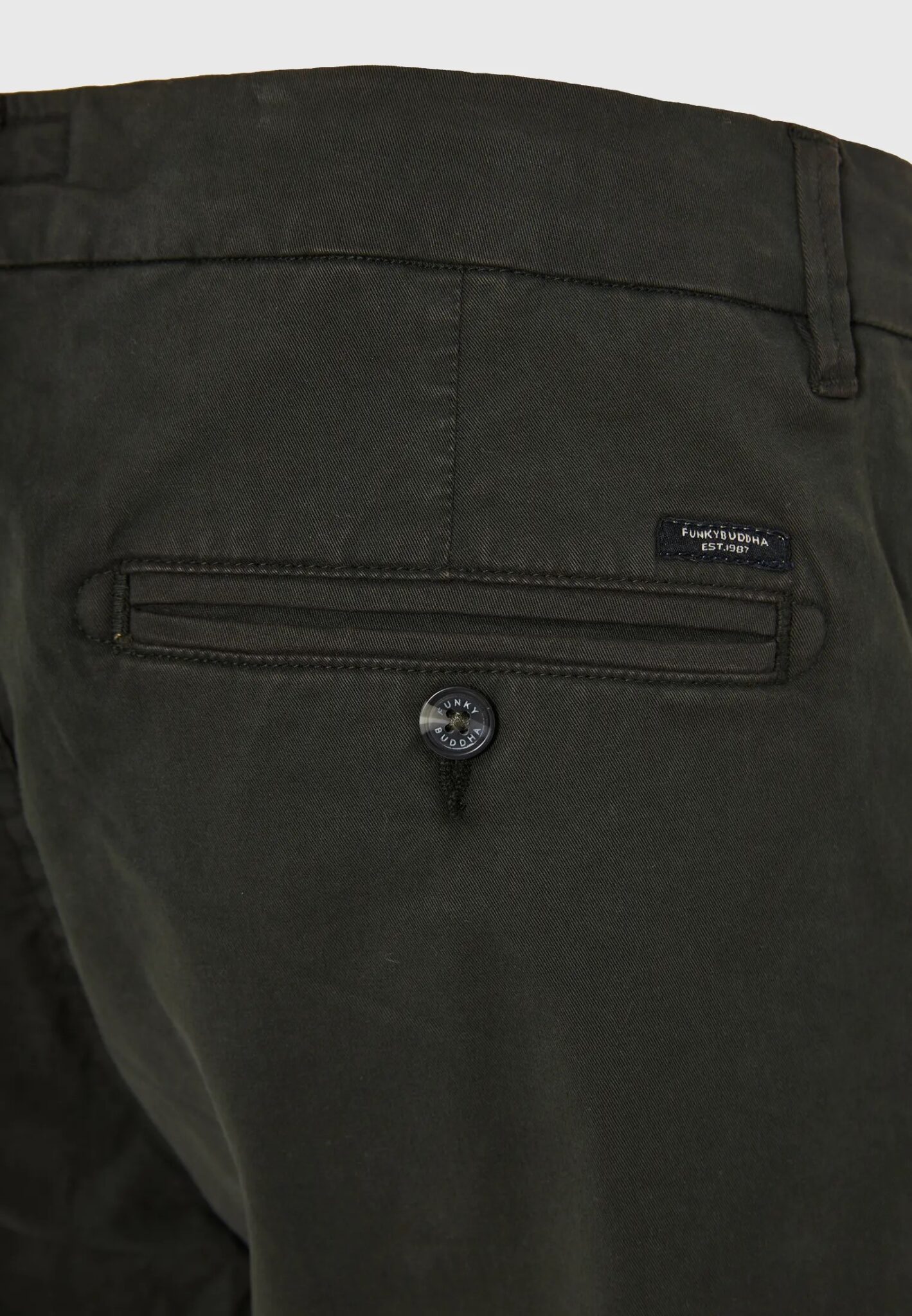 FUNKY BUDDHA ΑΝΔΡΙΚΉ ΜΠΛΟΎΖΑ ΜΕ ΜΑΚΡΎ ΜΑΝΊΚΙ | DARK GREEN