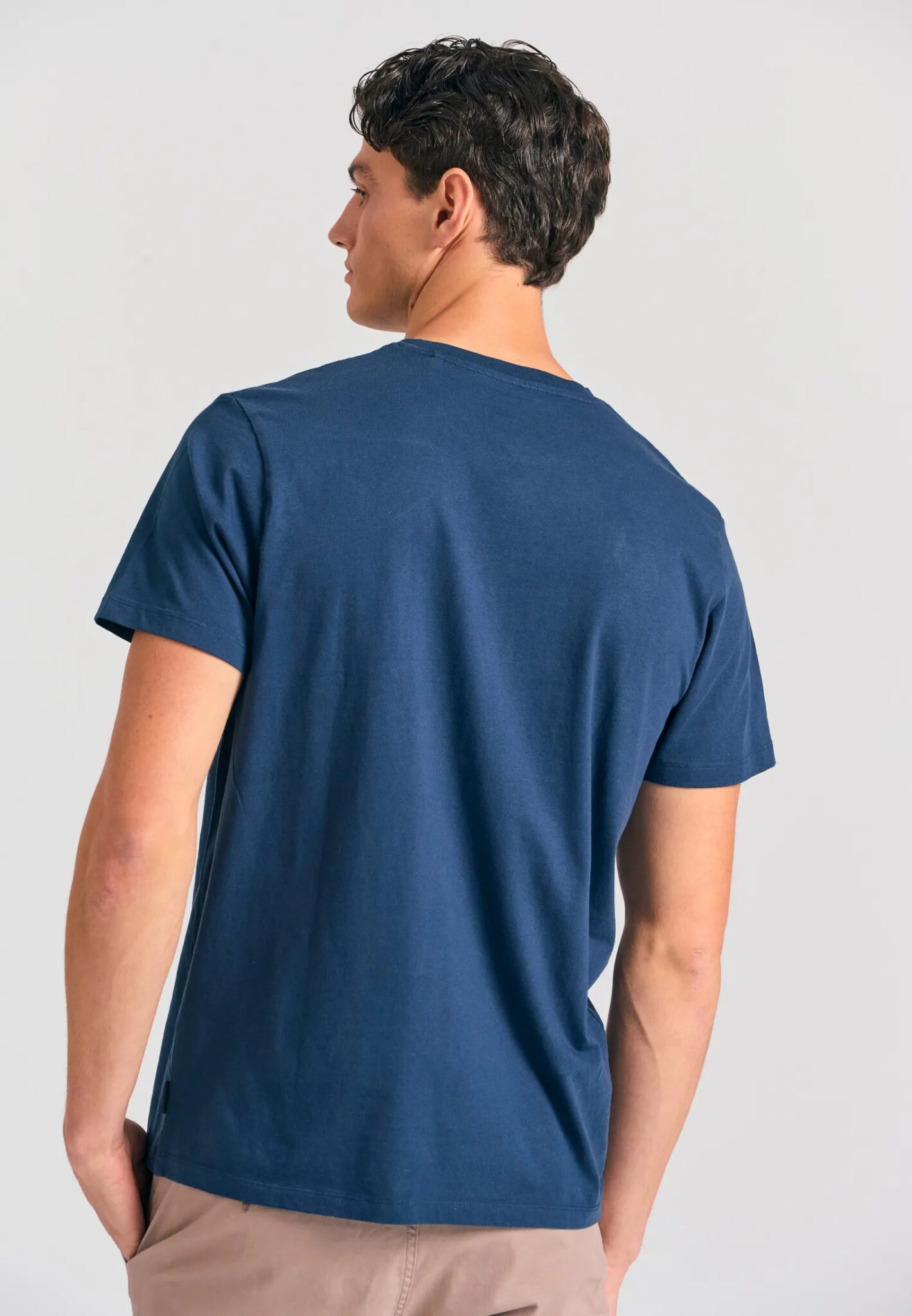 FUNKY BUDDHA ΑΝΔΡΙΚΉ ΜΠΛΟΎΖΑ ΜΕ ΚΟΝΤΌ ΜΑΝΊΚΙ BASIC | DARK BLUE FUNKY BUDDHA ΑΝΔΡΙΚΉ ΜΠΛΟΎΖΑ ΜΕ ΚΟΝΤΌ ΜΑΝΊΚΙ BASIC | DARK BLUE