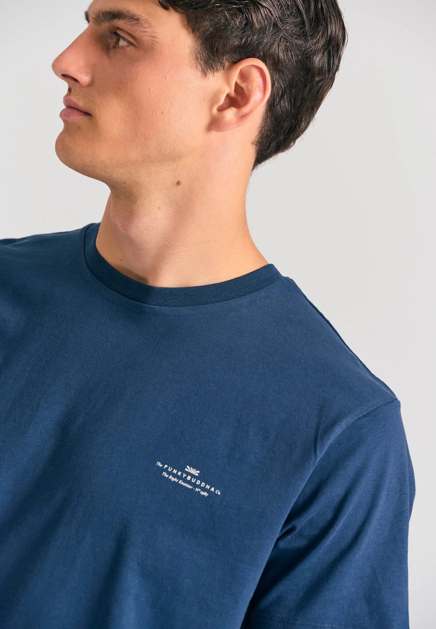 FUNKY BUDDHA ΑΝΔΡΙΚΉ ΜΠΛΟΎΖΑ ΜΕ ΚΟΝΤΌ ΜΑΝΊΚΙ BASIC | DARK BLUE FUNKY BUDDHA ΑΝΔΡΙΚΉ ΜΠΛΟΎΖΑ ΜΕ ΚΟΝΤΌ ΜΑΝΊΚΙ BASIC | DARK BLUE