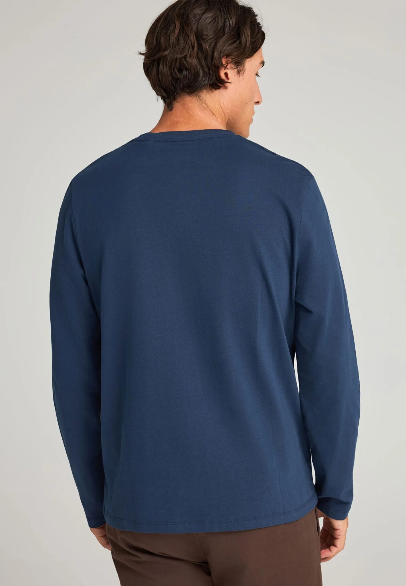 FUNKY BUDDHA ΑΝΔΡΙΚΉ ΜΠΛΟΎΖΑ ΜΕ ΜΑΚΡΎ ΜΑΝΊΚΙ | DARK BLUE FUNKY BUDDHA ΑΝΔΡΙΚΉ ΜΠΛΟΎΖΑ ΜΕ ΜΑΚΡΎ ΜΑΝΊΚΙ | DARK BLUE