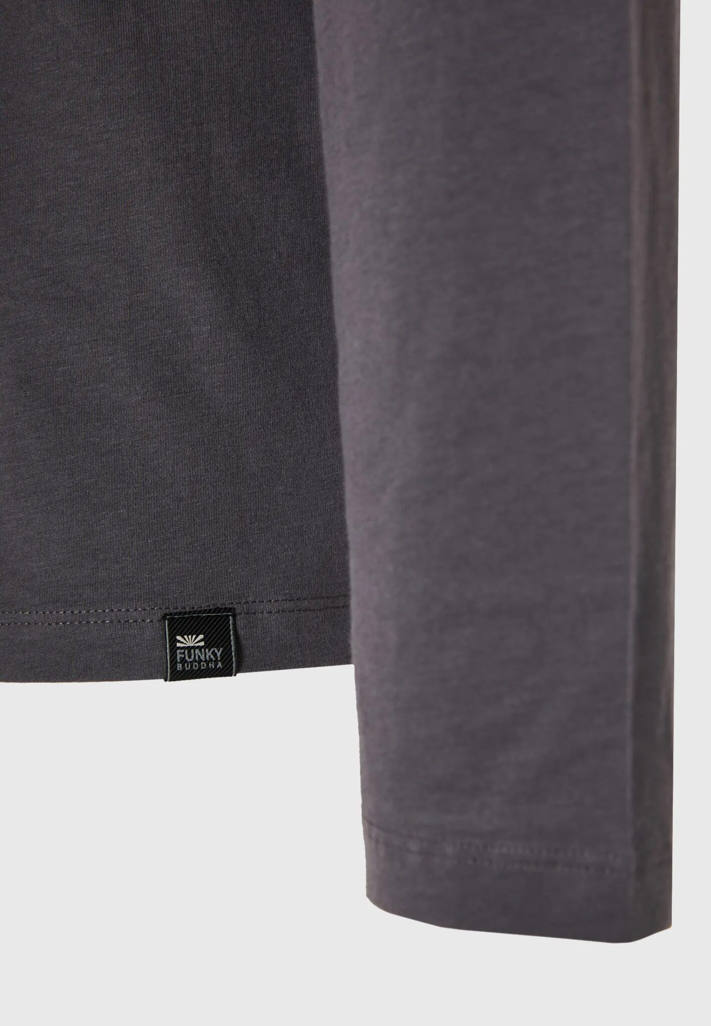 FUNKY BUDDHA ΑΝΔΡΙΚΉ ΜΠΛΟΎΖΑ ΜΕ ΜΑΚΡΎ ΜΑΝΊΚΙ | DARK GREY FUNKY BUDDHA ΑΝΔΡΙΚΉ ΜΠΛΟΎΖΑ ΜΕ ΜΑΚΡΎ ΜΑΝΊΚΙ | DARK GREY