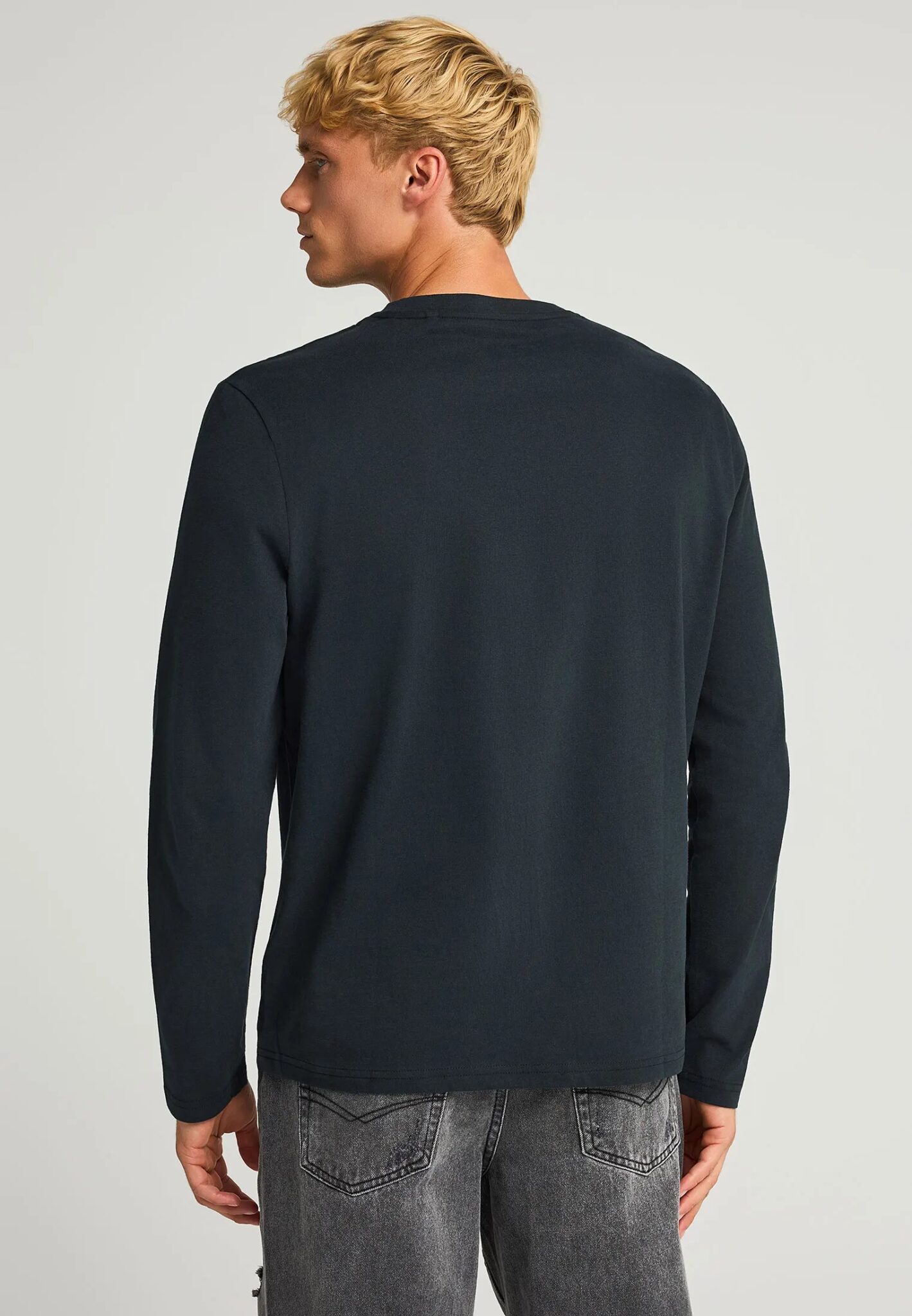 FUNKY BUDDHA ΑΝΔΡΙΚΉ ΜΠΛΟΎΖΑ ΜΕ ΜΑΚΡΎ ΜΑΝΊΚΙ | BLACK FUNKY BUDDHA ΑΝΔΡΙΚΉ ΜΠΛΟΎΖΑ ΜΕ ΜΑΚΡΎ ΜΑΝΊΚΙ | BLACK