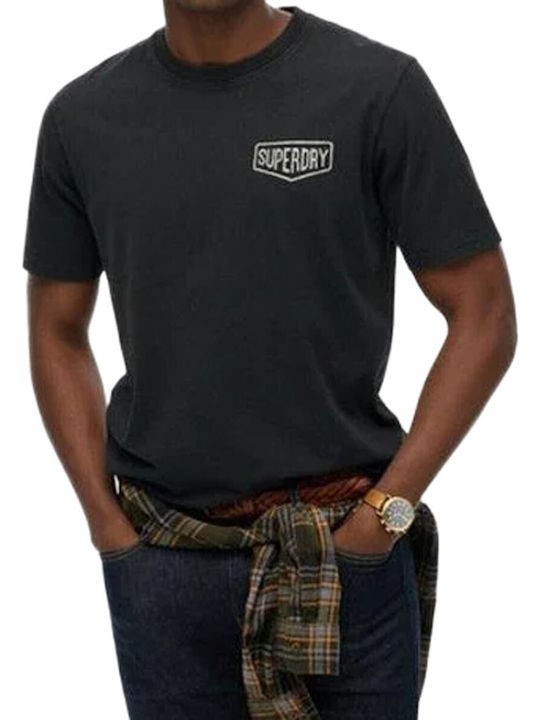 SUPERDRY WORK TAB LOOSE TEE ΜΠΛΟΥΖΑ ΑΝΔΡΙΚΟ | BLACK SUPERDRY WORK TAB LOOSE TEE ΜΠΛΟΥΖΑ ΑΝΔΡΙΚΟ | BLACK