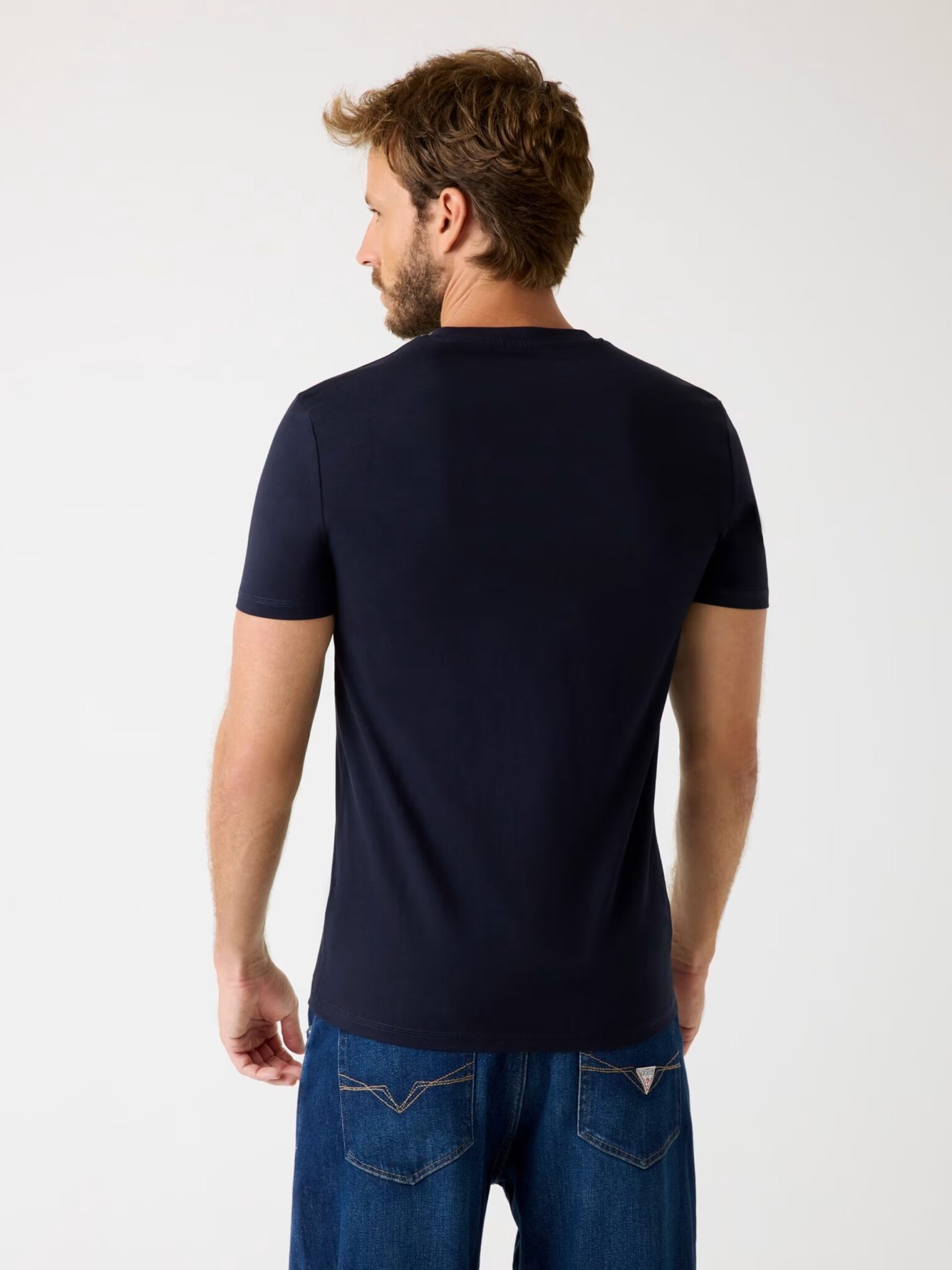 GUESS AIDY CN SS TEE ΜΠΛΟΥΖΑ ΑΝΔΡΙΚΟ | BLUE GUESS AIDY CN SS TEE ΜΠΛΟΥΖΑ ΑΝΔΡΙΚΟ | BLUE